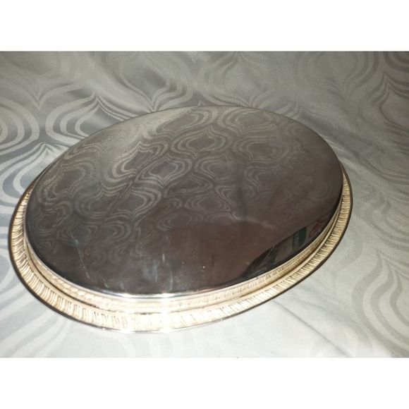 My Electro Silver Plated steel oval serving tray - Picture 5 of 5